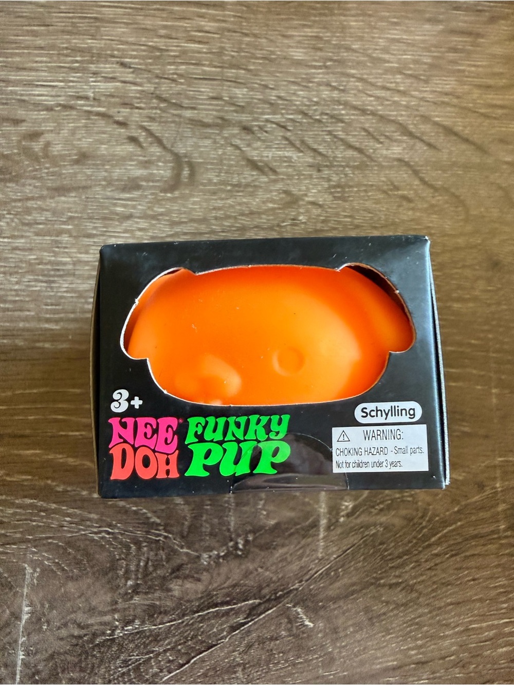 NeeDoh Funky Pup Squeezable Stress Toy - Orange